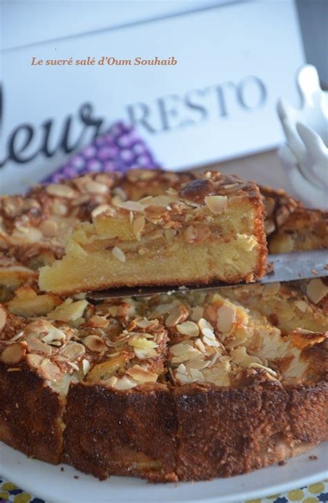 gâteau aux pommes aux amandes effilées Le Sucré Salé d Oum Souhaib