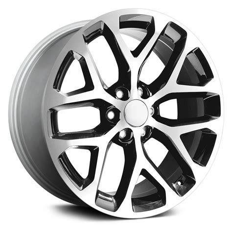 Performance Replicas Wheels Gloss Black With Machined Face Rims