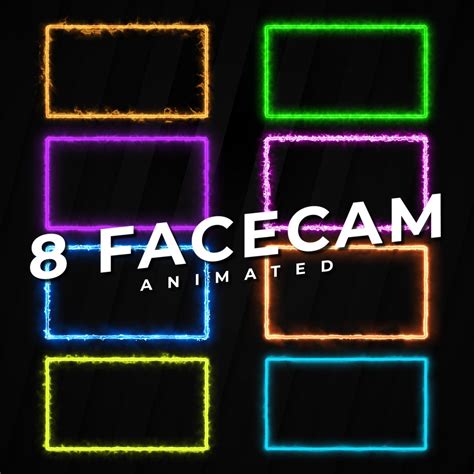 8 Animated Facecam Pack for Streamers Elevate Your Streaming Aesthetics ...