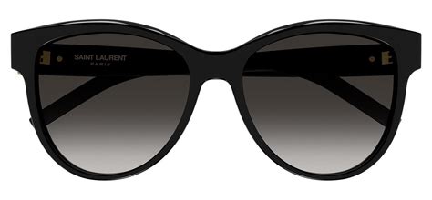 Saint Laurent Sl M107 Sunglasses Black Grey Gradient Tortoise Black