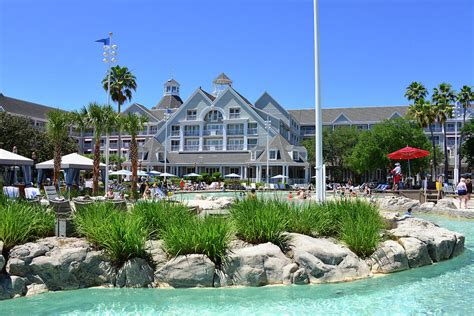 Disney's Beach Club pool area Photograph by David Lee Thompson - Fine Art America