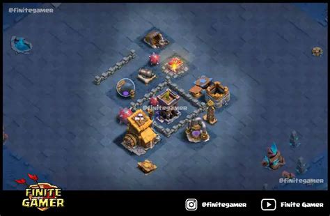 20 Best Builder Hall 6 Base With Outpost Base 2023 COC BH6 Base