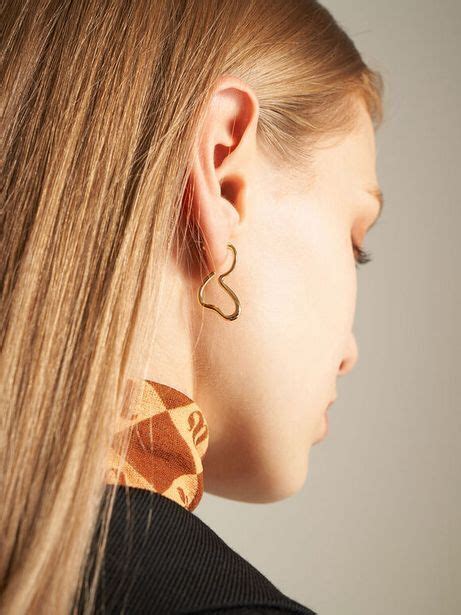 Sculptural Drop Earrings Gold Offer At Charles And Keith