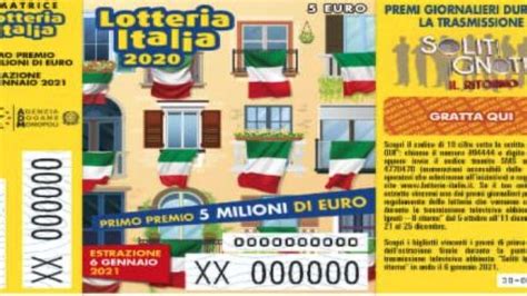 Terza Categoria Lotteria Italia 2021 I 100 Biglietti Vincenti Premio