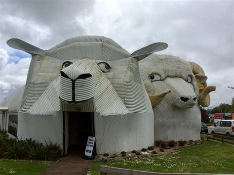 Dog And Sheep Shaped Corrugated Metal Buildings Tirau 2020 All You