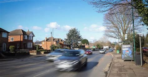 Police vehicle hit in high-speed Nottingham car chase as three arrested ...