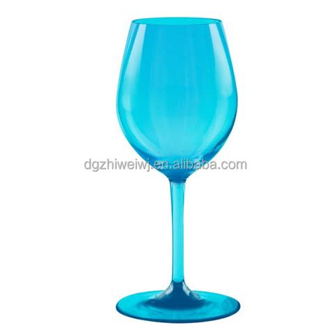 New Arrival Red Wine Cup Unbreakable Tritan Plastic Red Wine Glass China Zhiwei Price Supplier