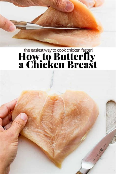 How To Butterfly A Chicken Breast The Wooden Skillet