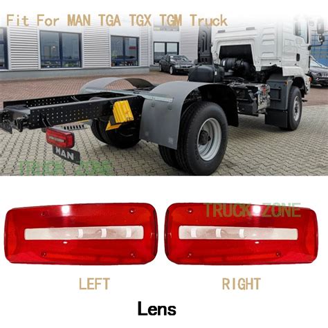 1 PCS 24V Truck Led Tail Lamp Lens For MAN TGA TGX Truck Led Tail Lamp