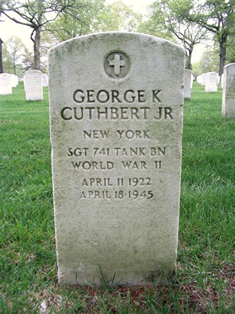 George Cuthberts Grave At Long Island National Cemetery East