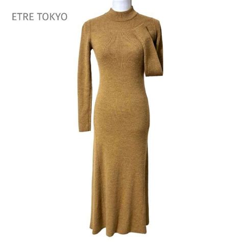 Etre Tokyo Etre Tokyo エトレトウキョウ Aライン ロングワンピース ニット Fの通販 By Ame Closet