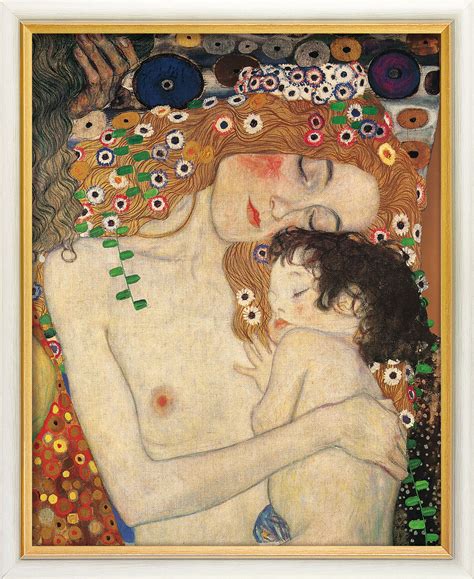 Bild Mutter Und Kind Gerahmt Von Gustav Klimt Kaufen Ars Mundi