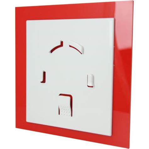 Vmc Salle De Bain Ø 125 Mm Front En Plastique Rouge Ventigo