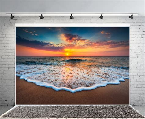 Buy Leyiyi X Ft Photography Background Seaside Sunset Backdrop Wedding