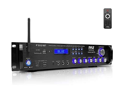 Pyle 3000W Bluetooth Hybrid Amplifier Receiver