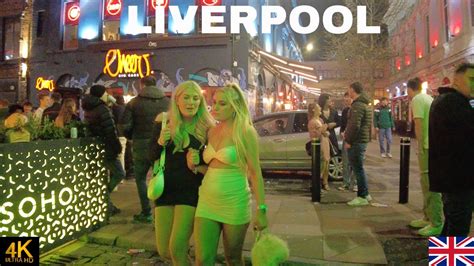 Liverpool England UK Nightlife Walk Tour YouTube