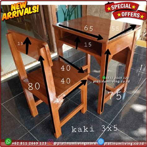 Jual Meja Kursi Sekolah Kayu Jati Meja Sekolah Kursi Sekolah SMP SD SMA