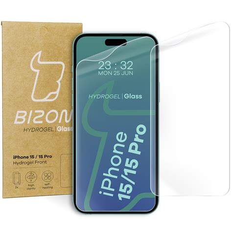 Folia Hydro Elowa Na Ekran Bizon Glass Hydrogel Front Do Iphone