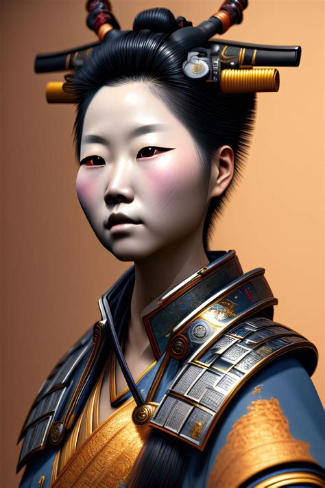 Mystic Geisha Samurai Woman OpenArt