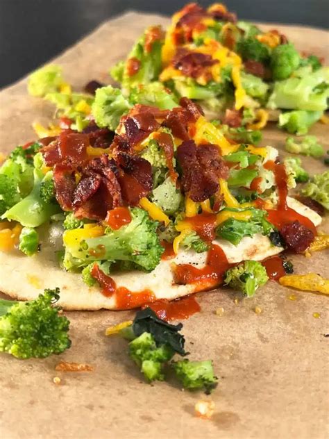 Bacon Broccoli Cheddar Flatbread Dairy Free And Gluten Free