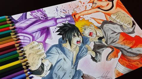 Naruto And Sasuke Drawing at GetDrawings | Free download