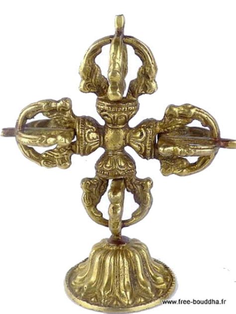 Dorje Vajra Tibetain On Plinth Buddhist Ritual Object Symbol Etsy