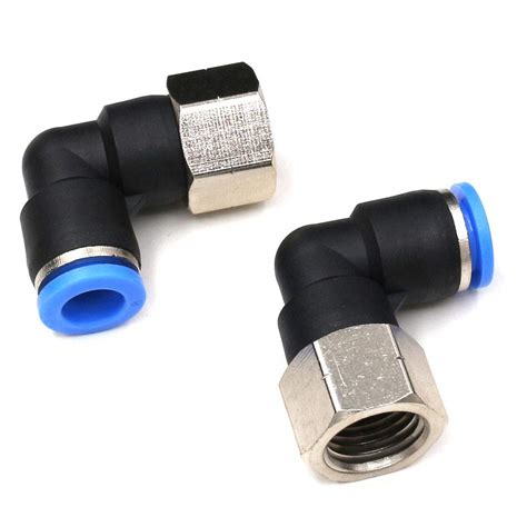 Buy Ceker 6mm Female Elbow Airlines Push Fittings 90 Degree Push To