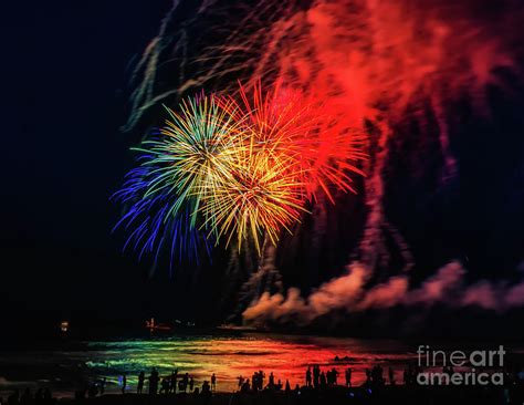 Fireworks from the Music Pier Photograph by Nick Zelinsky Jr - Fine Art ...