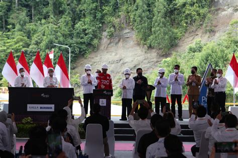 Presiden Jokowi Resmikan PLTA Poso Dan PLTA Malea Sistem Kelistrikan