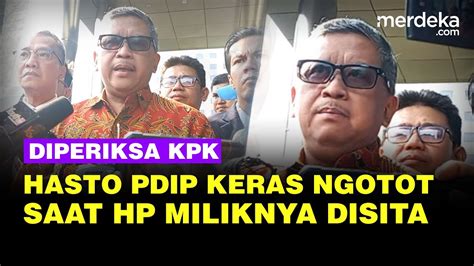 Debat Panas KPK Vs Hasto PDIP Saat Sita HP Terkait Kasus Harun Masiku