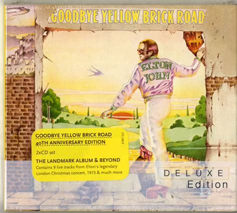 Elton John Goodbye Yellow Brick Road 40th Anniversary Edition Uk 2 Cd Album Set Double Cd