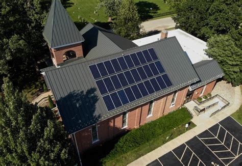 Church Rooftop Solar Installation New Prairie Solarnew Prairie Solar