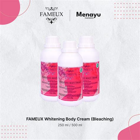 Jual Menayu Fameux Whitening Body Cream Bleaching Shopee Indonesia