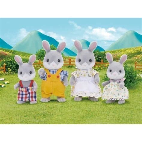 Sylvanian Families 4030 La Famille Lapin Gris La Poste