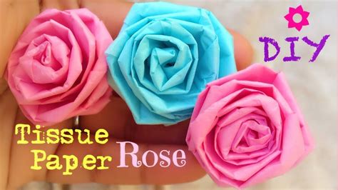 Make Tissue Paper Flowers Roses - Printable Form, Templates and Letter