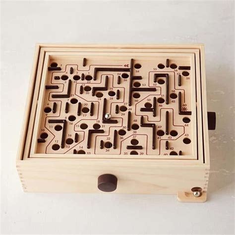 The Wooden Labyrinth Game Gadgetsin Wooden Labyrinth Game Wooden