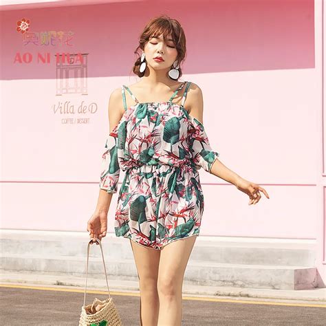 Aonihua New Pcs Ruffles Bikini Set With Skirt Cover Up Women Push