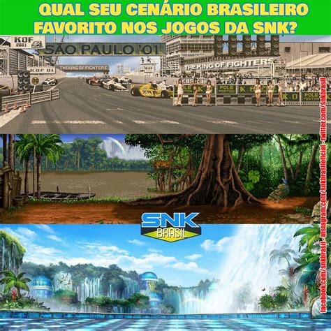 AhlexTerry SNK Brasil on Twitter Qual cenário que representa o nosso