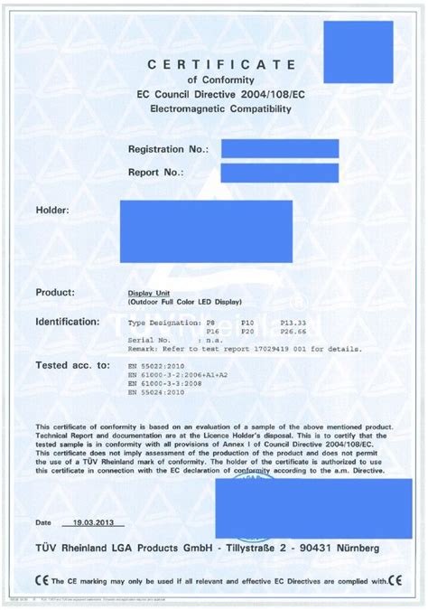 CE Certificate Of Conformity A Complete Guide