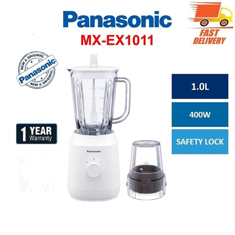 Panasonic MX EX1011 1 0L Lightweight Plastic Jug Blender With Plastic