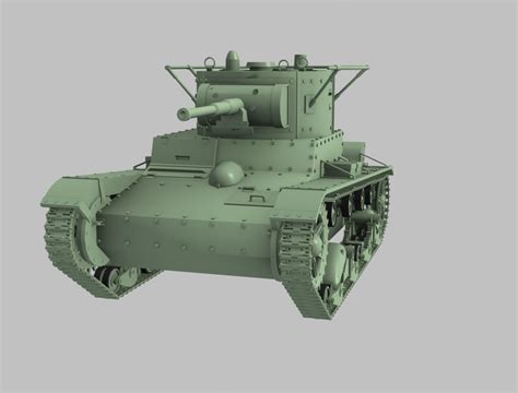 T26 tank model - TurboSquid 1418469