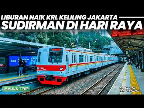 Suasana Stasiun Sudirman Dipadati Penumpang Liburan Lebaran Maul S