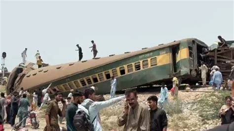 Accidente ferroviario en Pakistán al menos 30 muertos y 80 heridos