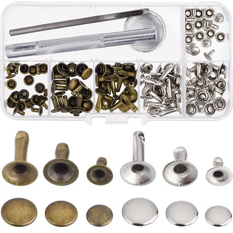 Set Nieten Einzel Kappe Niet Tubular Metall Bolzen Mit Fixing Tool