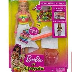 Jual Barbie Crayola Rainbow Fruit Surprise Shopee Indonesia