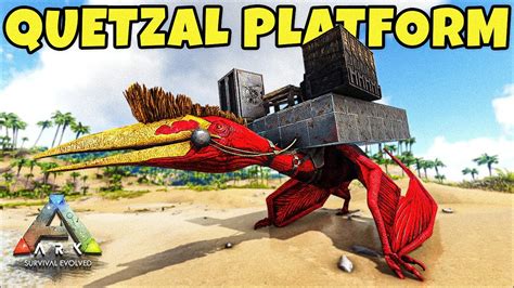 The Flying Platform Base Quetzal Ark Survival Evolved Youtube