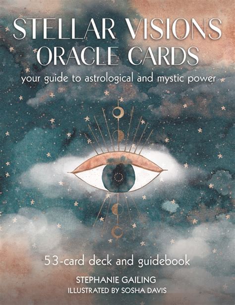 Stellar Visions Oracle Cards 53 Card Deck And Guidebook By Stephanie