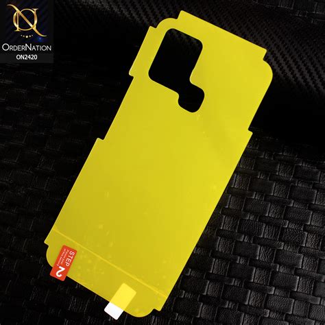 Infinix Hot 10t Protector Transparent Hydro Jell Skin Film Unbreakab