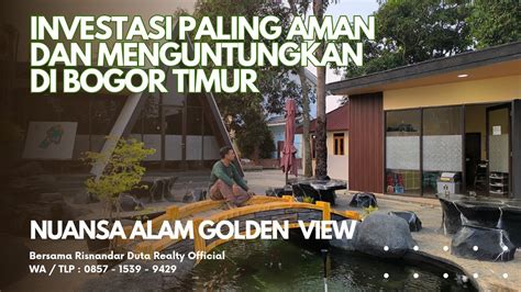 NUANSA ALAM GOLDEN VIEW TANAH KAVLING PINGGIR JALAN RAYA DI BOGOR