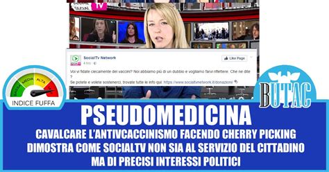 Antivaccinismo Strisciante E SocialTV Butac Bufale Un Tanto Al Chilo